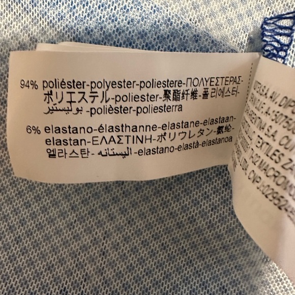 Zara Blue Sheer Mesh Long Sleeve Top Bodysuit - Picture 3 of 10